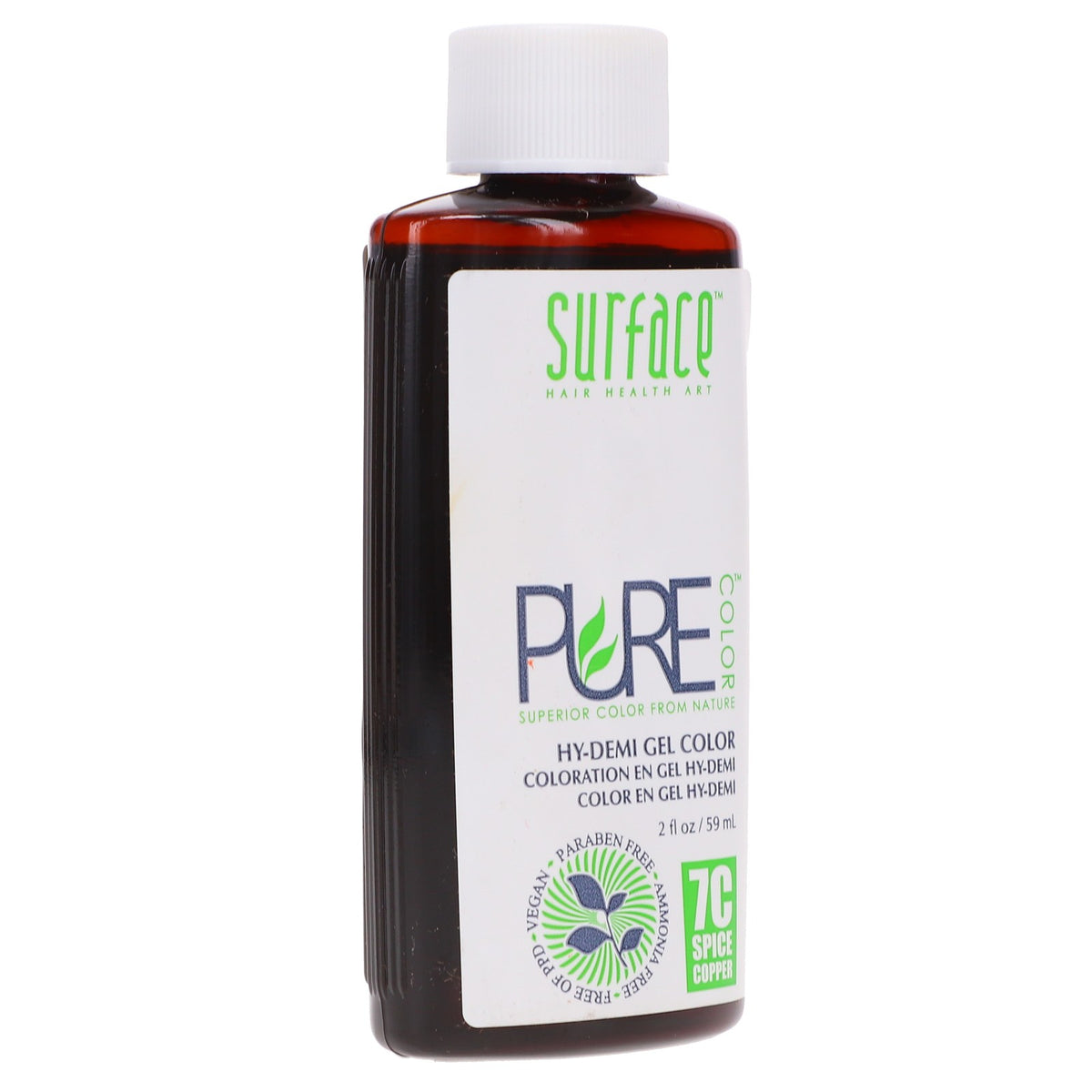 Hair Color Dye - Surface Pure Color 7C Spice 2 oz Vegan Organic