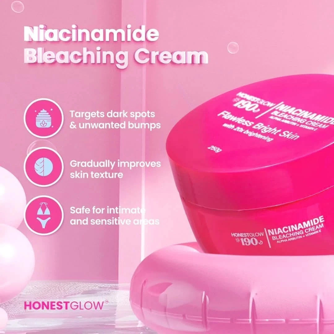 Niacinamide Cream with Alpha Arbutin & Vitamin E - Skin Brightening 250g