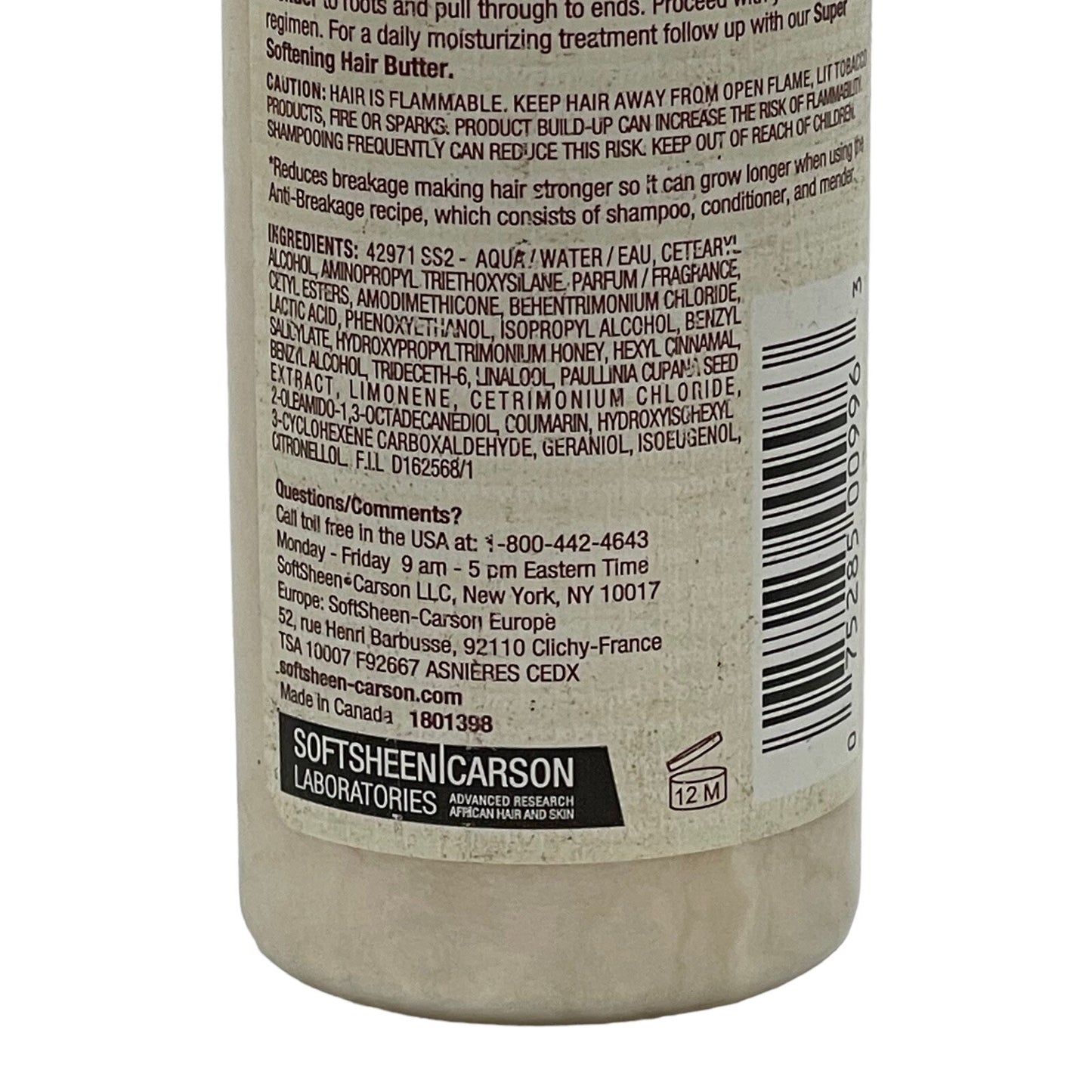 Anti Breakage Hair Treatment for Dry Hair - 3 Pack 4oz Root to Tip Mender