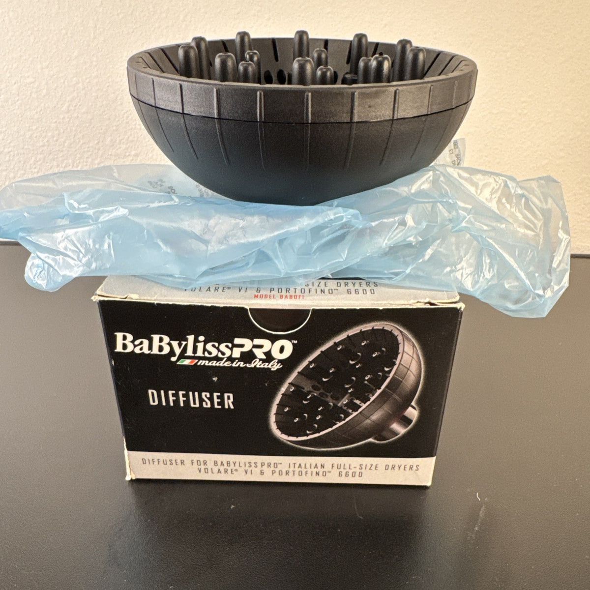 BaBylissPRO Diffuser Italian Series Slide-On BABDF1 -NEW