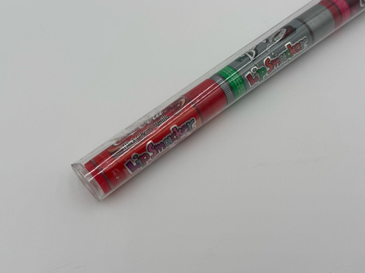 Lip Balm Set - Cherry Coca Cola, Barqs Root Beer & Black Cherry Vanilla Flavors