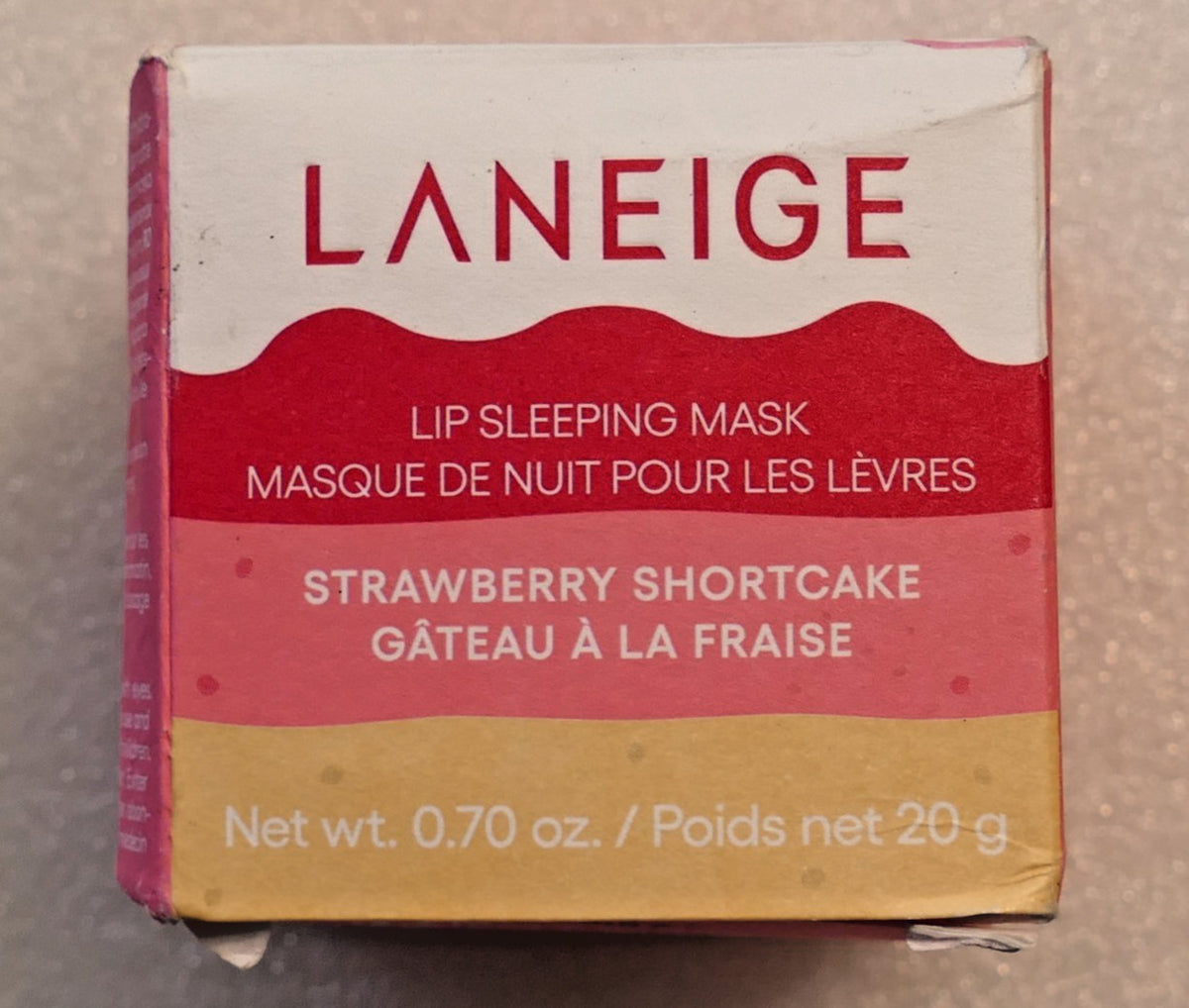 Laneige Lip Sleeping Mask Strawberry Shortcake 0.7oz - Nourishing Lip Treatment