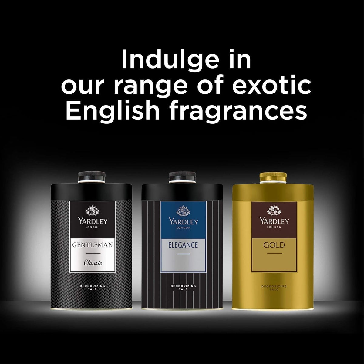 Yardley London Gold Deodorizing Talc for Men 100g | Body Powder