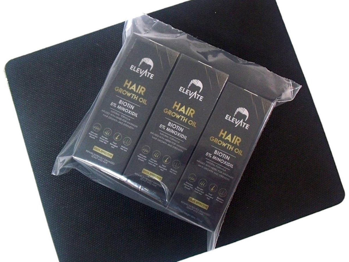 Hair Growth Oil with Biotin & Minoxidil 5% - 3 Pack