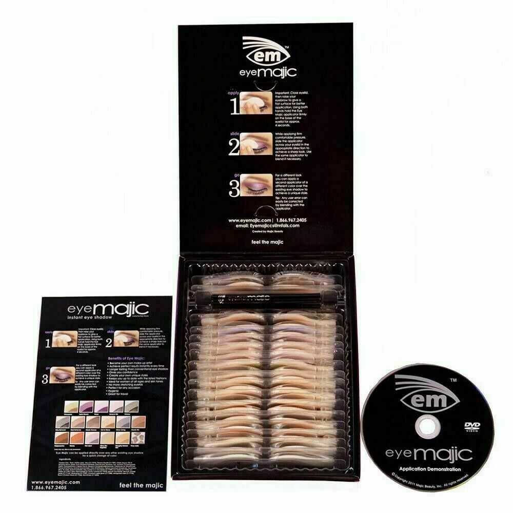 Eye Majic Instant Eyeshadow Palette with 16 Color Applications - Matte & Pearl Shades