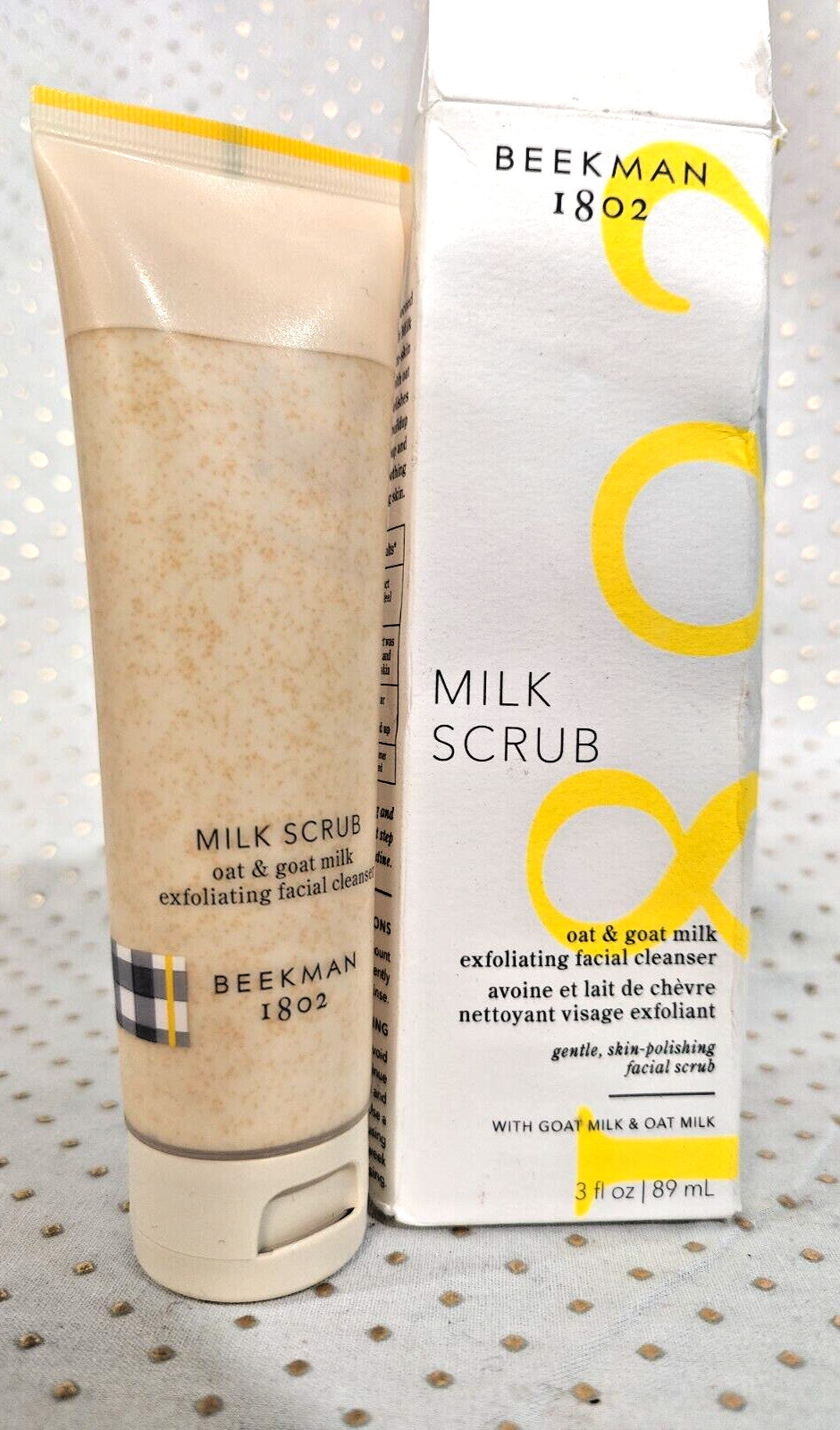 Milk Exfoliating Facial Cleanser with Oat & Goat Milk - 3 oz
