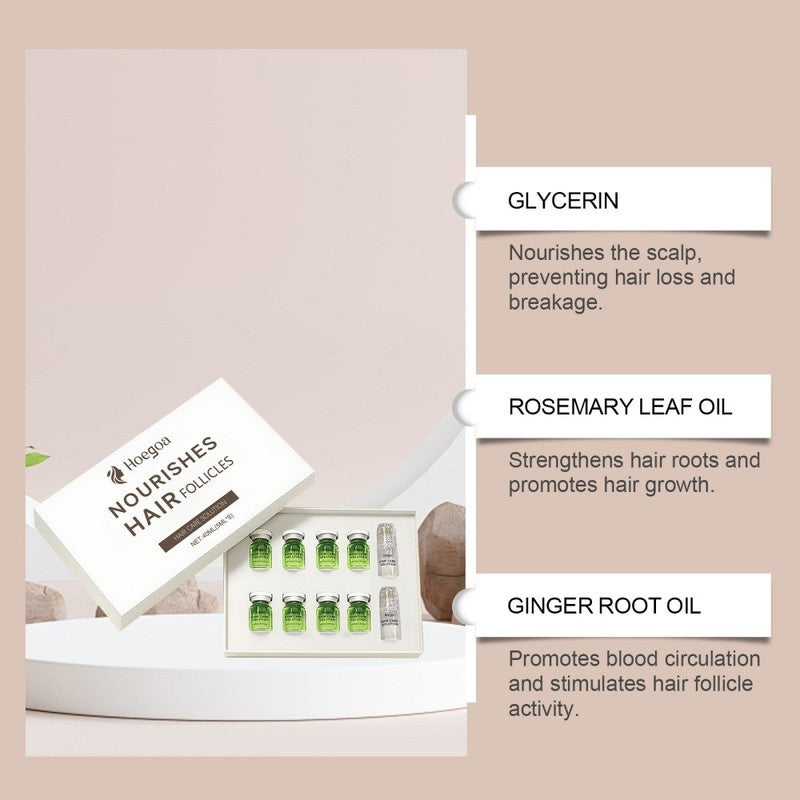 Hair Growth Serum with Ginseng & Rosemary - 40ml Thickening Treatment