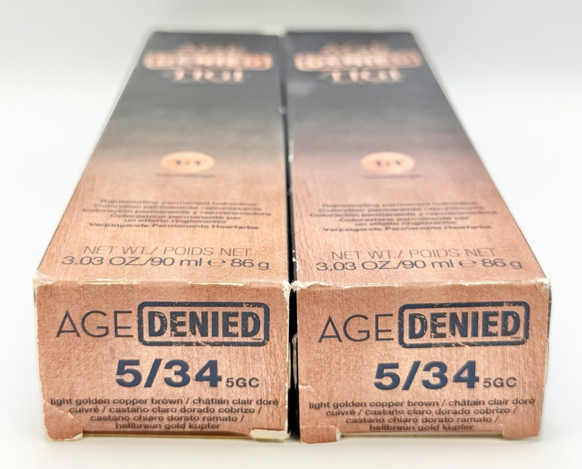 Permanent Hair Color 5/34 Light Golden Copper Blonde – 2 Pack