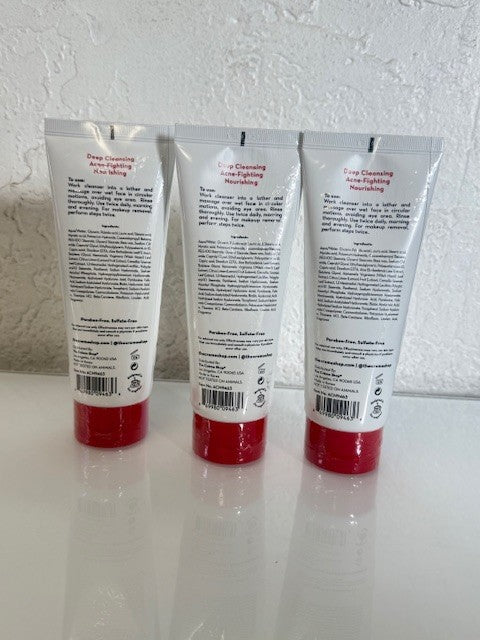 Clarifying Double Cleanser for Acne & Sensitive Skin - 3 Pack 5 oz