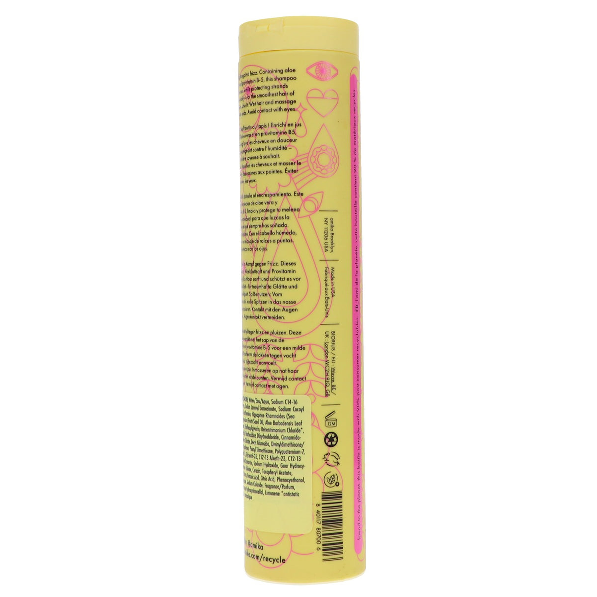 Amika Velveteen Dream Smoothing Shampoo - Frizz Control & Shine 9.2 oz