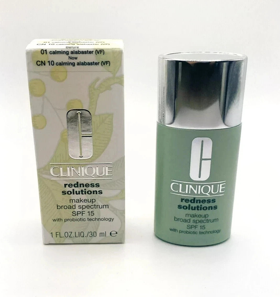 Clinique Redness Solutions Face Foundation SPF 15 - Calming, Oil-Free, Moderate Coverage