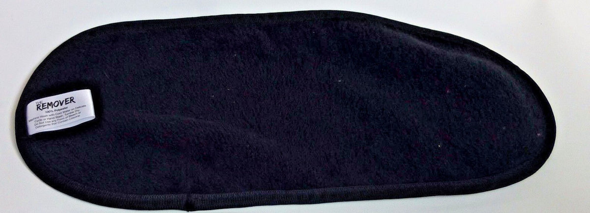 Reusable Makeup Remover Cloths - Black 3-Pack, Gentle & Chemical-Free