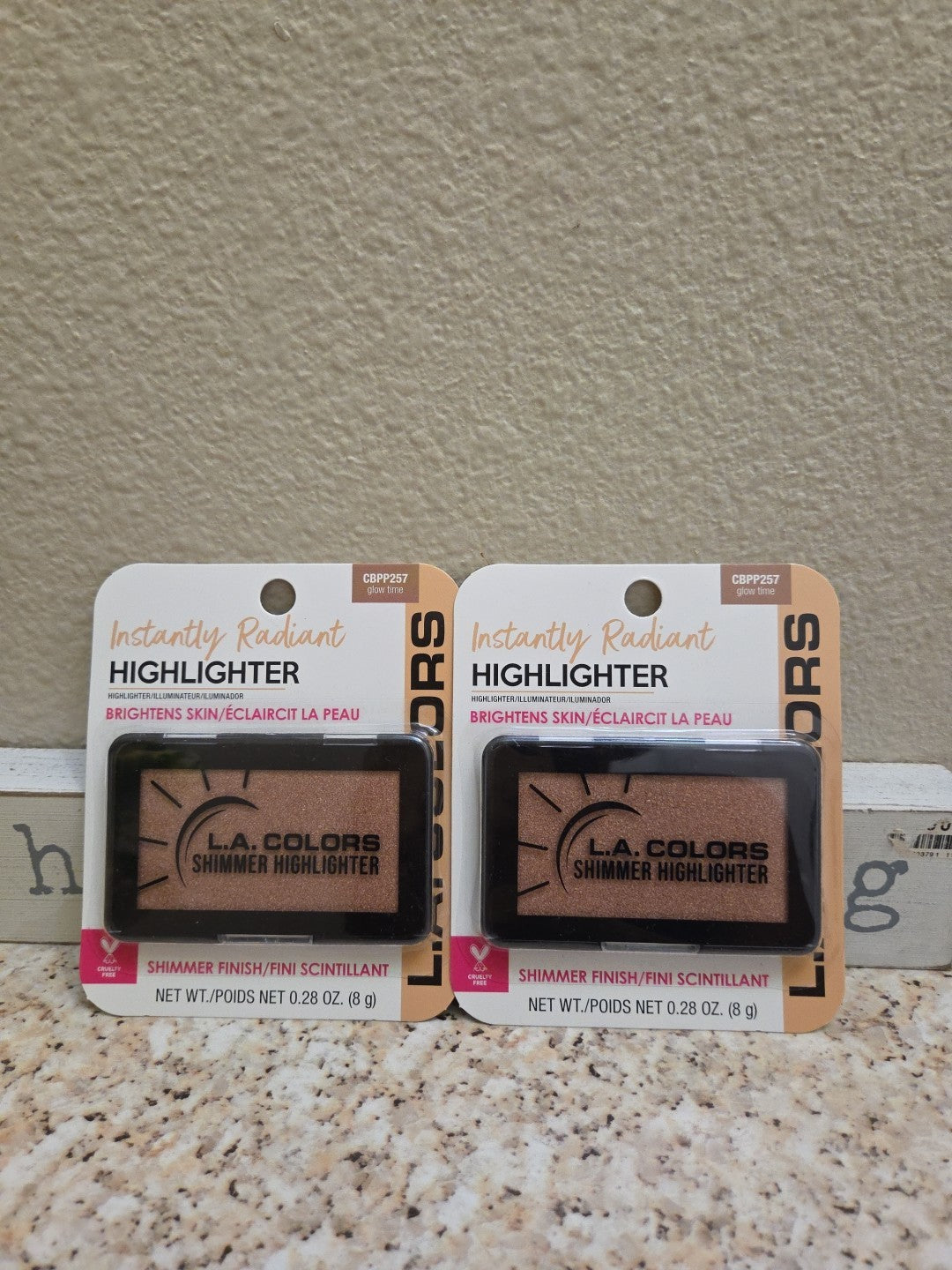 Highlighter Set with Shimmer Finish - Glow Time Pack of 2 for Face Makeup