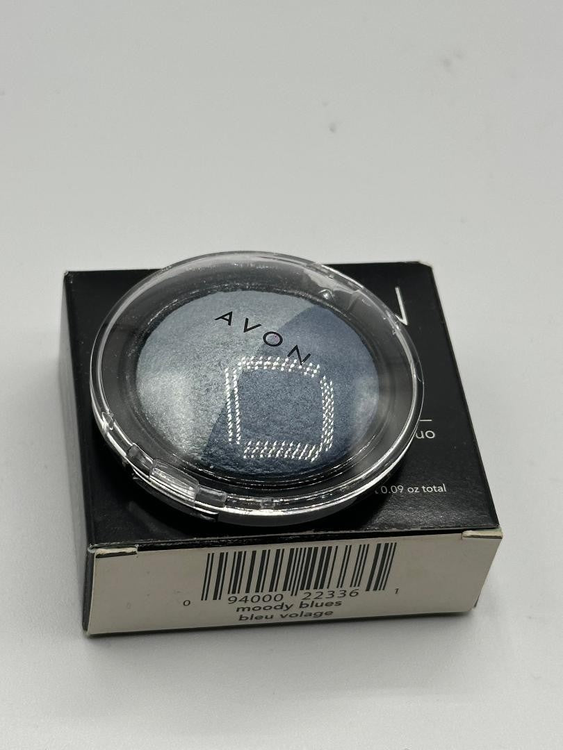 Eyeshadow Duo - Satin Finish Moody Blues with 2 Shades