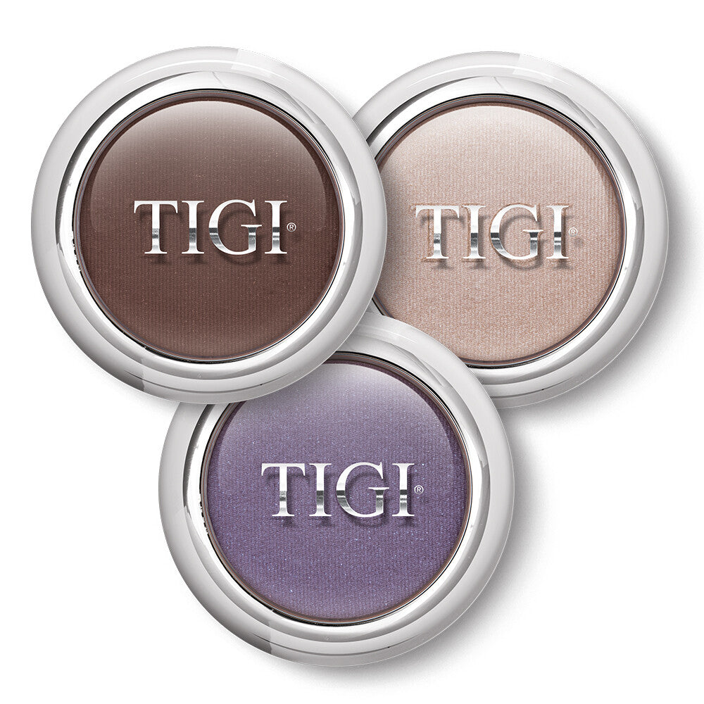 High Density 3-Piece Eyeshadow Set - Vibrant Purple & Chocolate Shades