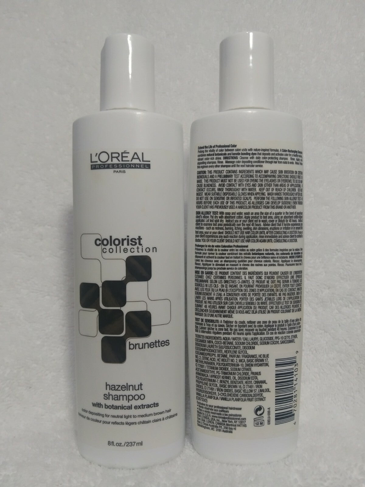 Loreal Brunettes-Haze Nut Shampoo Set - 8 oz, Pack of 2