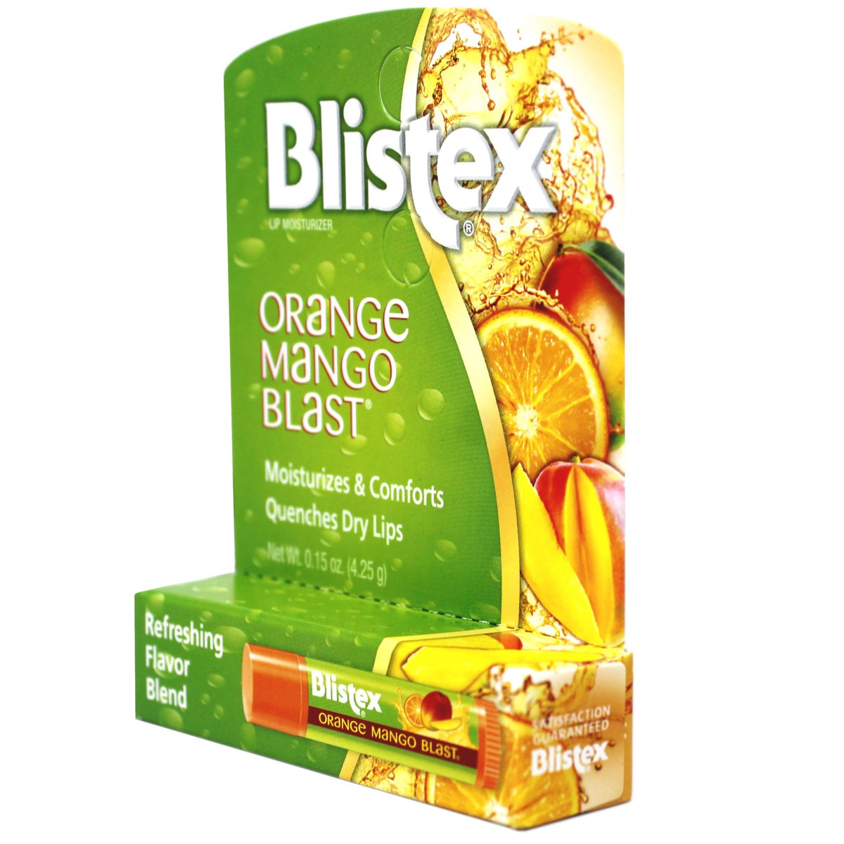 Lip Balm Set - Orange Mango Blast with Vitamins C & E, 4 Pack
