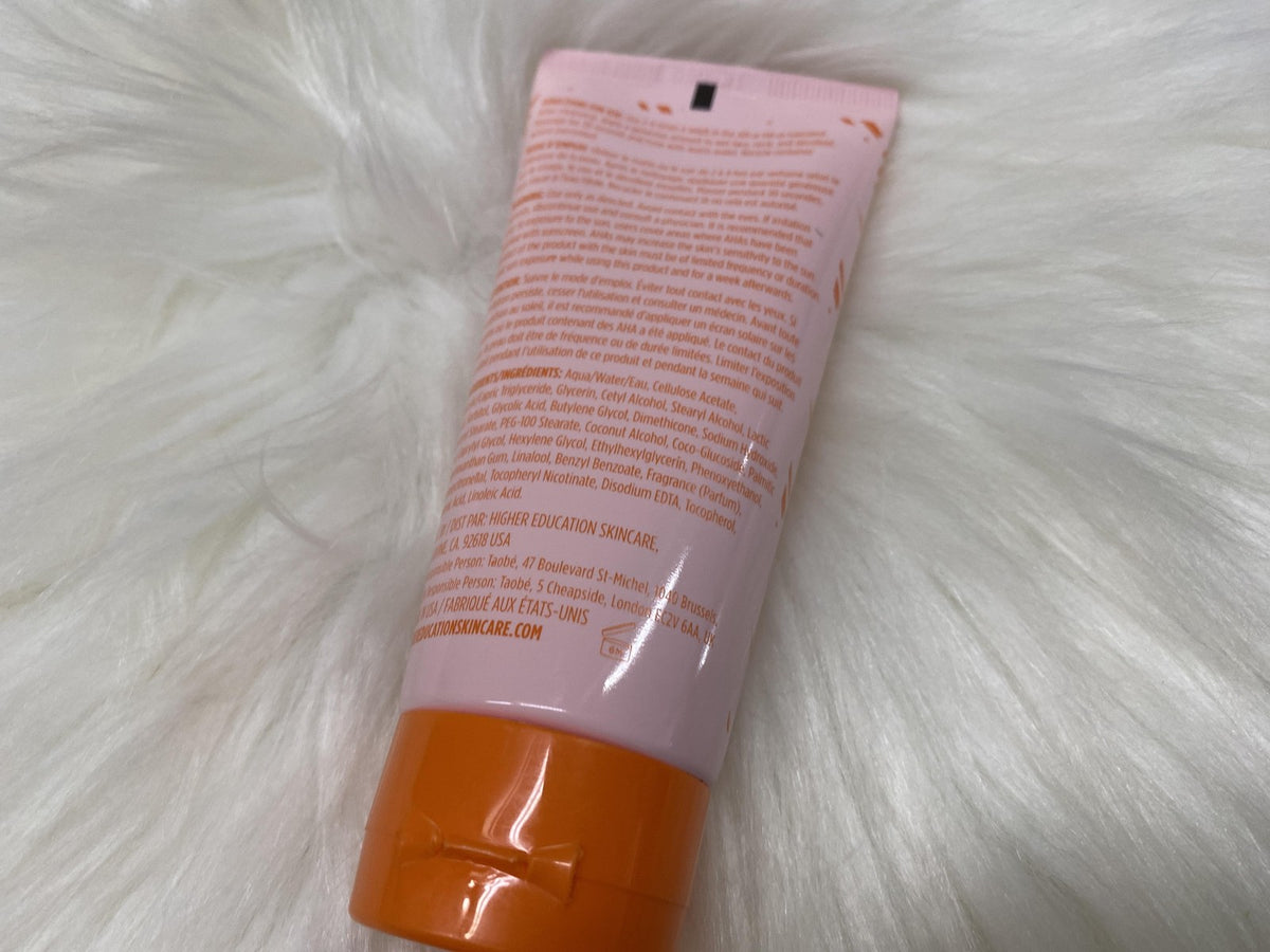 Higher Education Grinding Away Skin Polishing Scrub Face 3 Fl Oz Pink