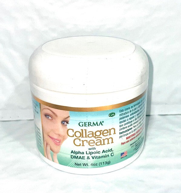 Germa Collagen Cream with Alpha Lipoic Acid Vitamin C 4 oz - Anti-Aging Skin Care