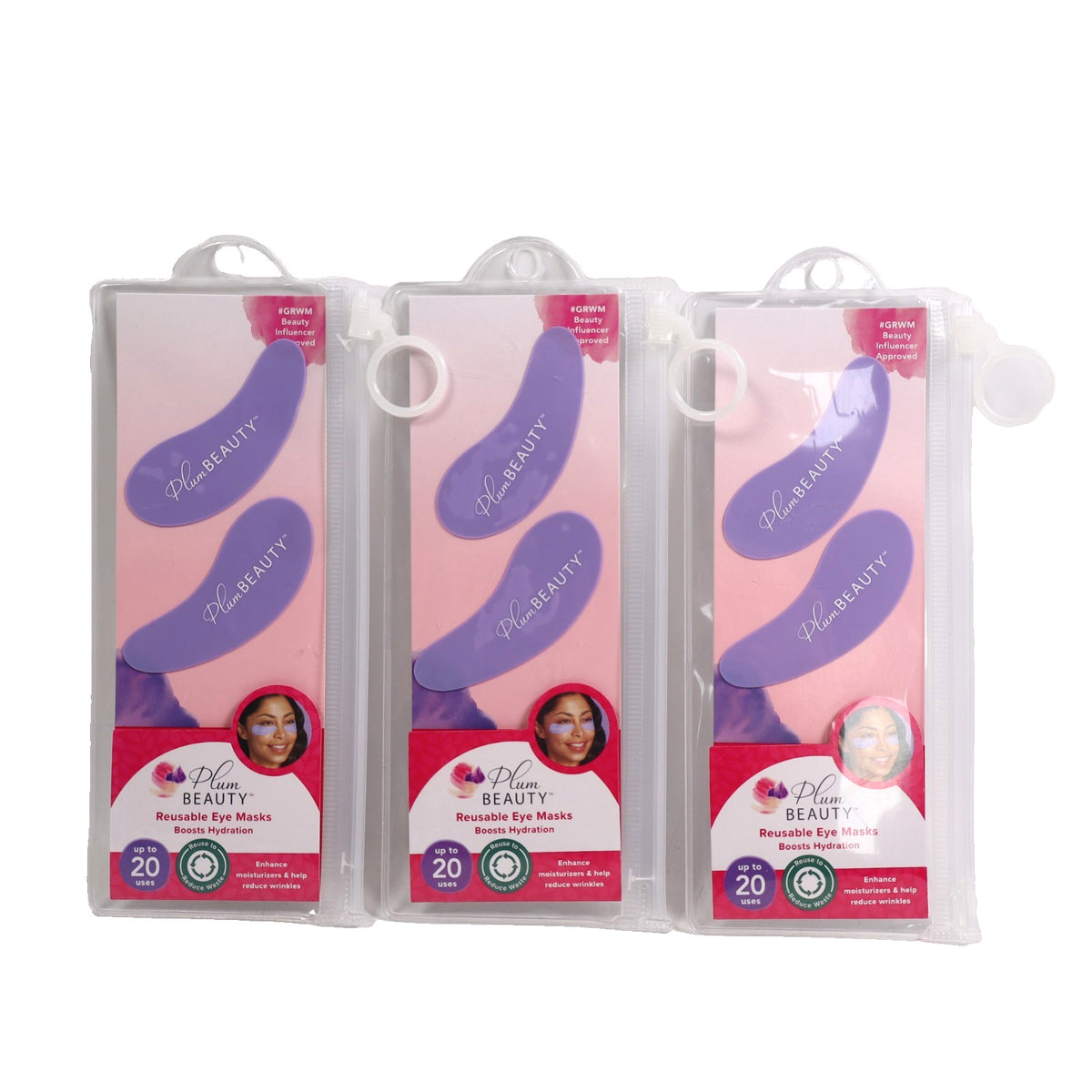 Reusable Silicone Eye Patches - Washable, Pack of 3 for Eye Care