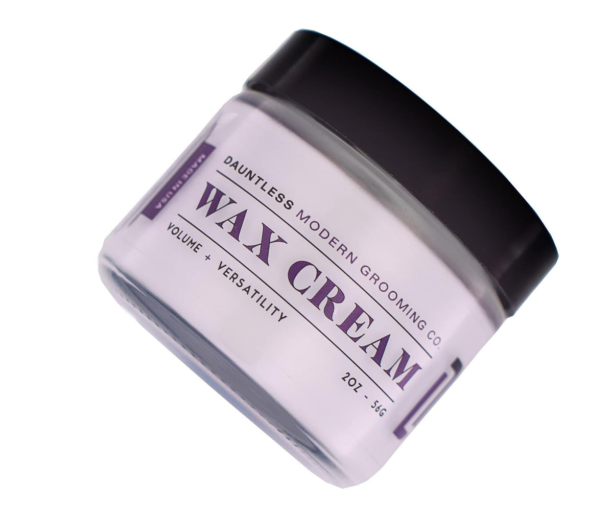 Medium-Firm Hair Wax Cream for Men & Women - Versatile Styling 2oz