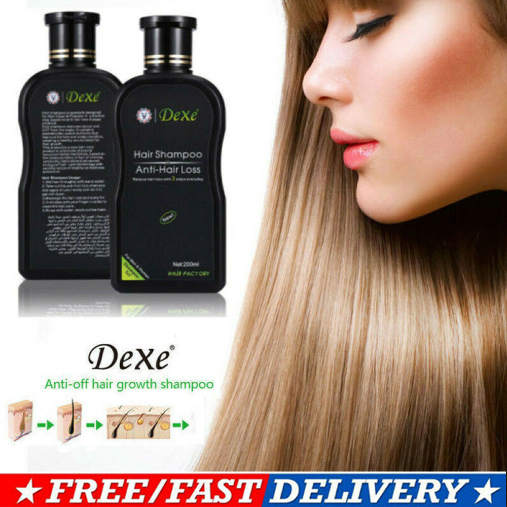 200ml Natural Herbal Hair Growth Treatment Anti Loss Shampoo Regrowth