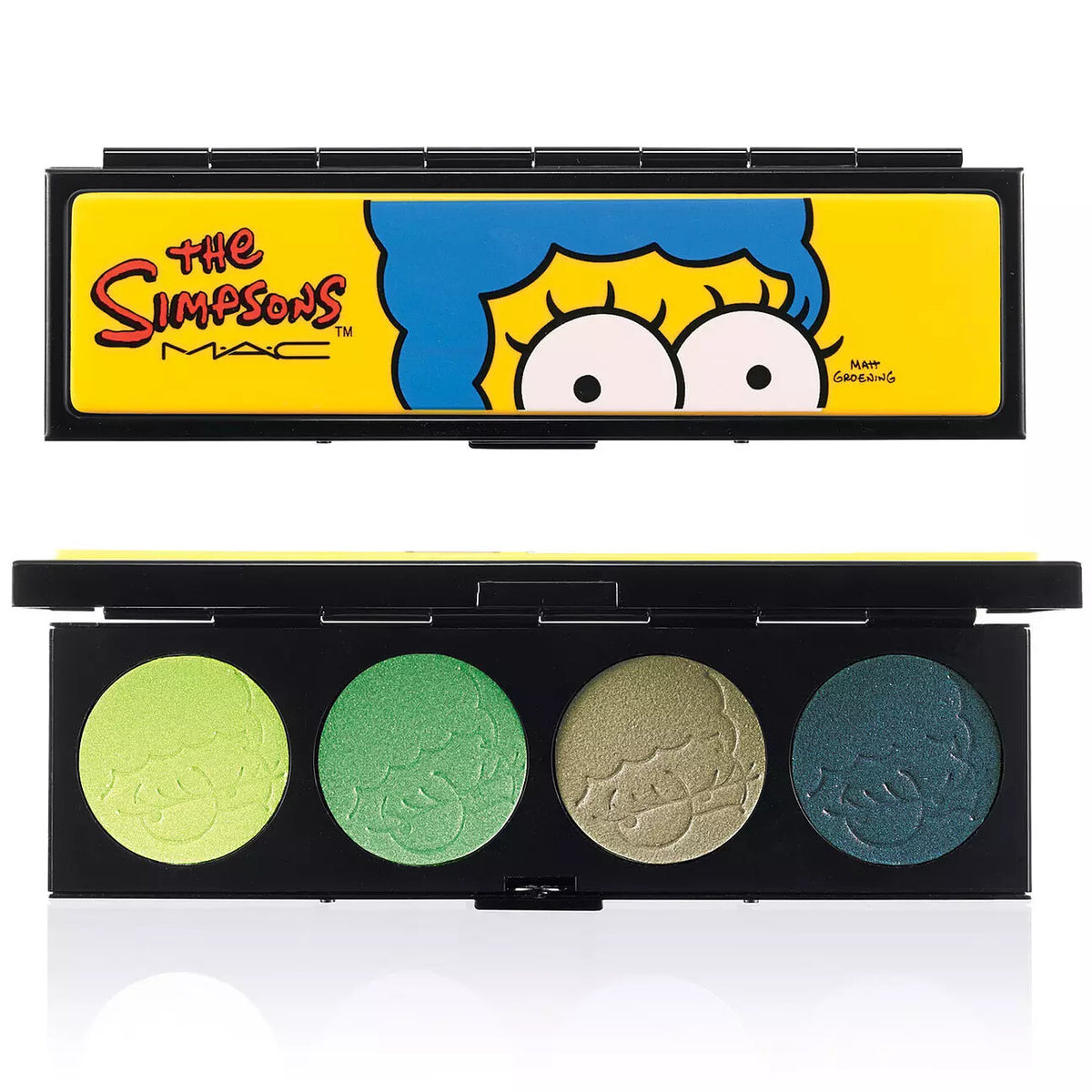 MAC Eyeshadow Quad The Simpsons Collection Trillion Dollar Look - Vibrant Pigments