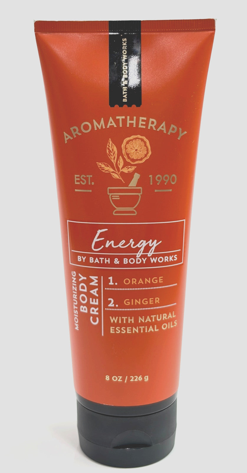 Aromatherapy Energy Orange Ginger Body Cream 8 oz