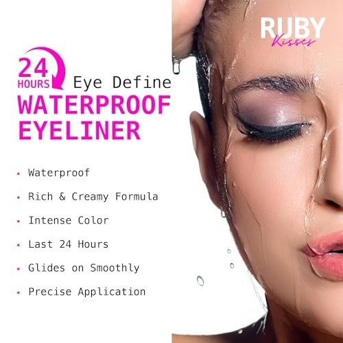 Waterproof Retractable Eyeliner Pencil - Long-Lasting Smudge-Proof Eye Makeup Set