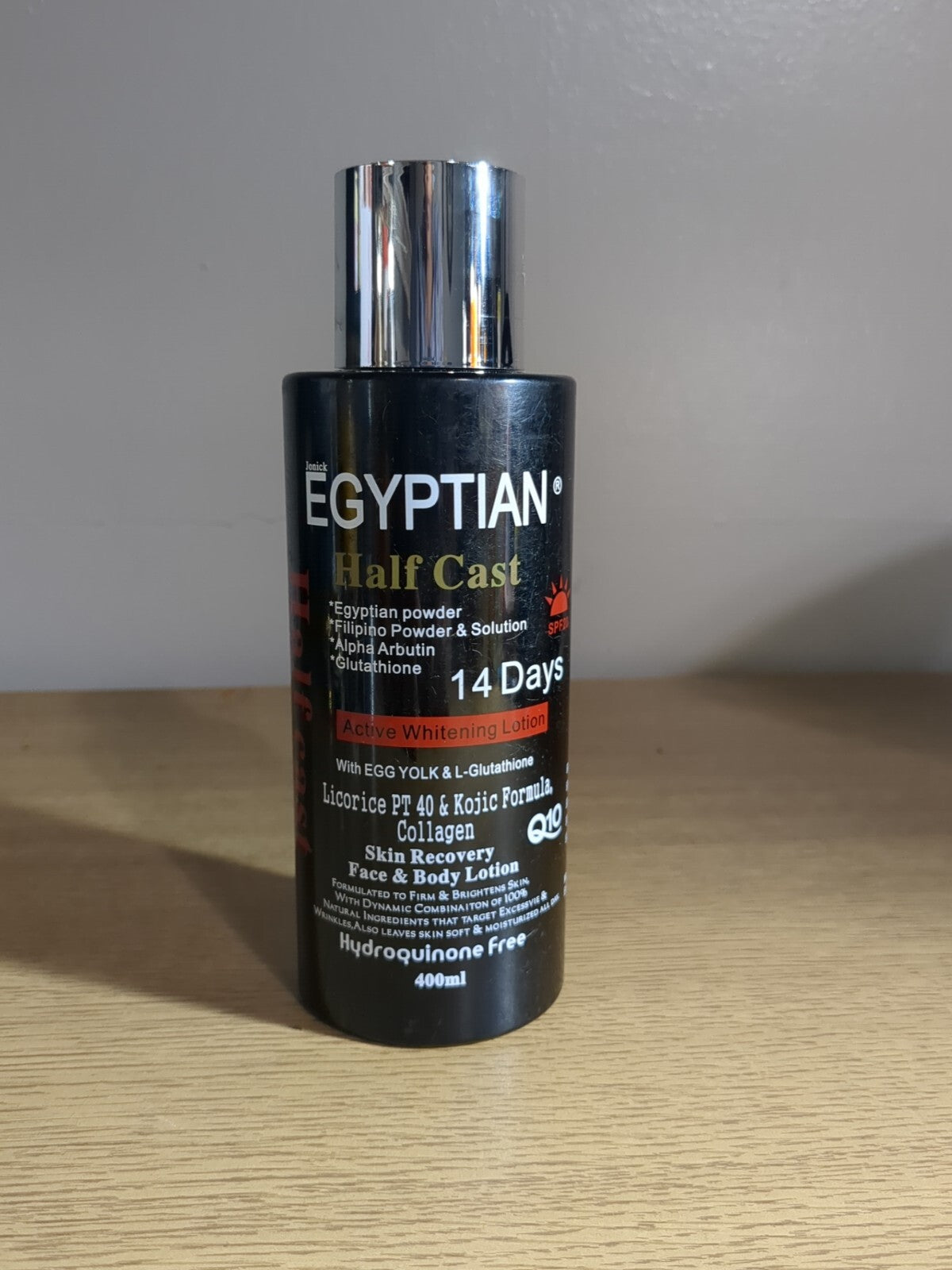 Egyptian Whitening Lotion with Glutathione & Egg Yolk SPF 20 400ml