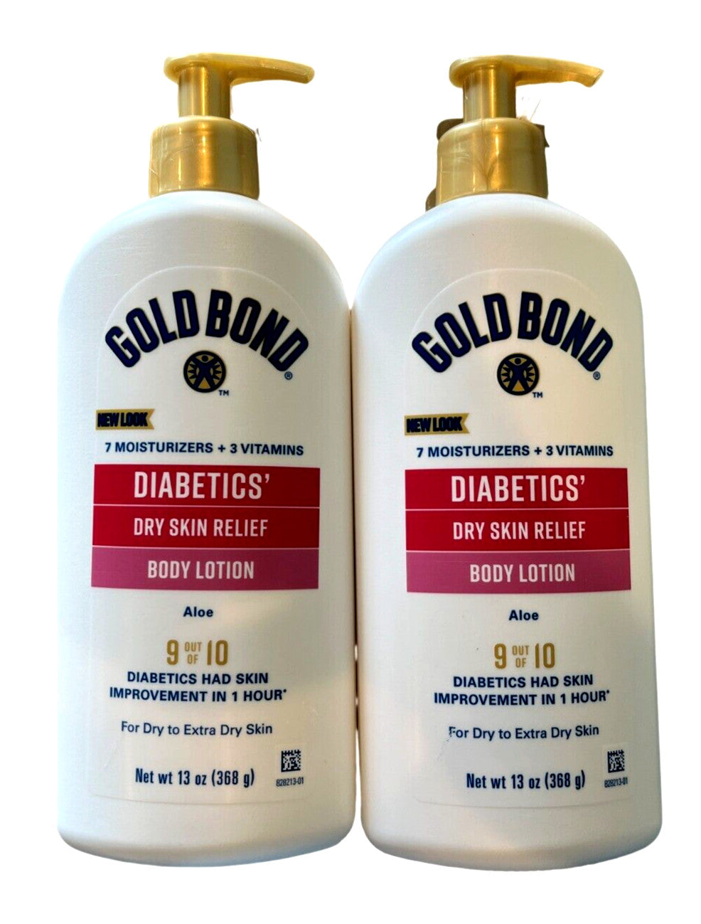 Gold Bond Ultimate Diabetic Skin Relief Lotion 13 oz ( 2 Bottles ) /