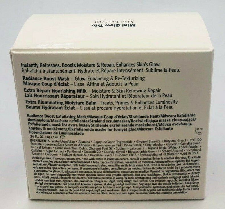 Mini Glow Skincare Set - Radiance Mask, Repair Milk & Moisture Balm