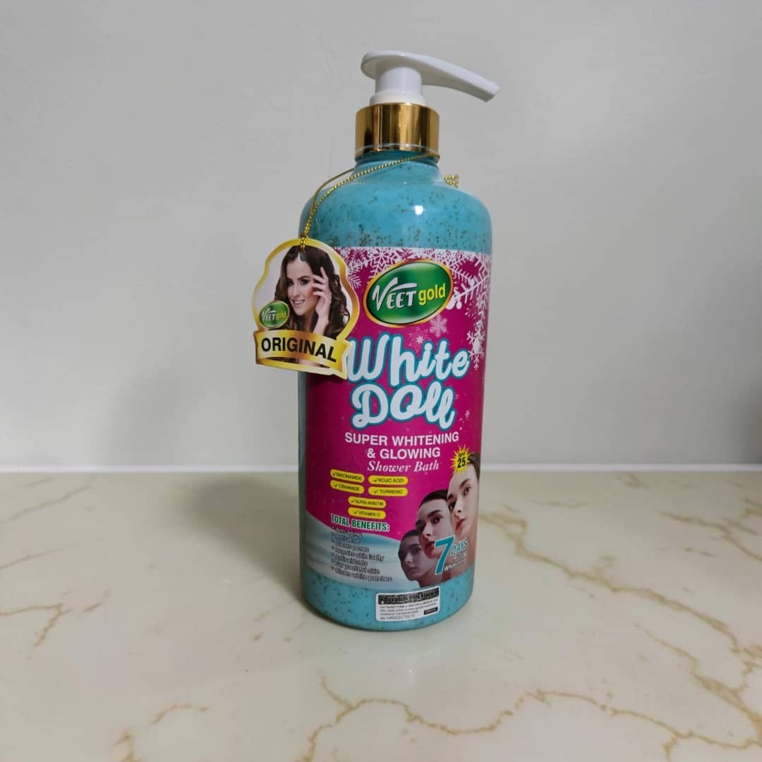 Veet Gold White Doll Brightening Body Wash 1000ml - Moisturizing Shower Gel