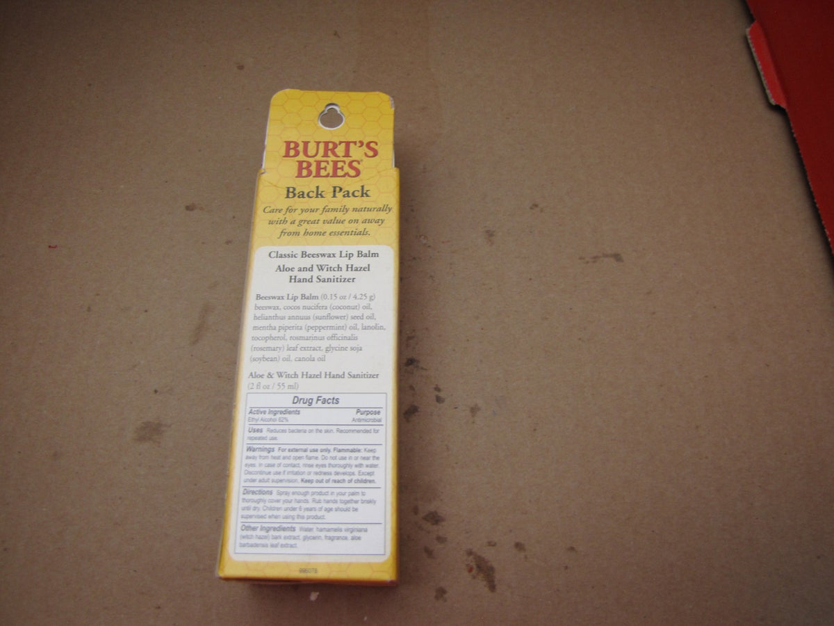 Burt's Bees Essential Skincare Kit in Backpack - Natural Personal Care