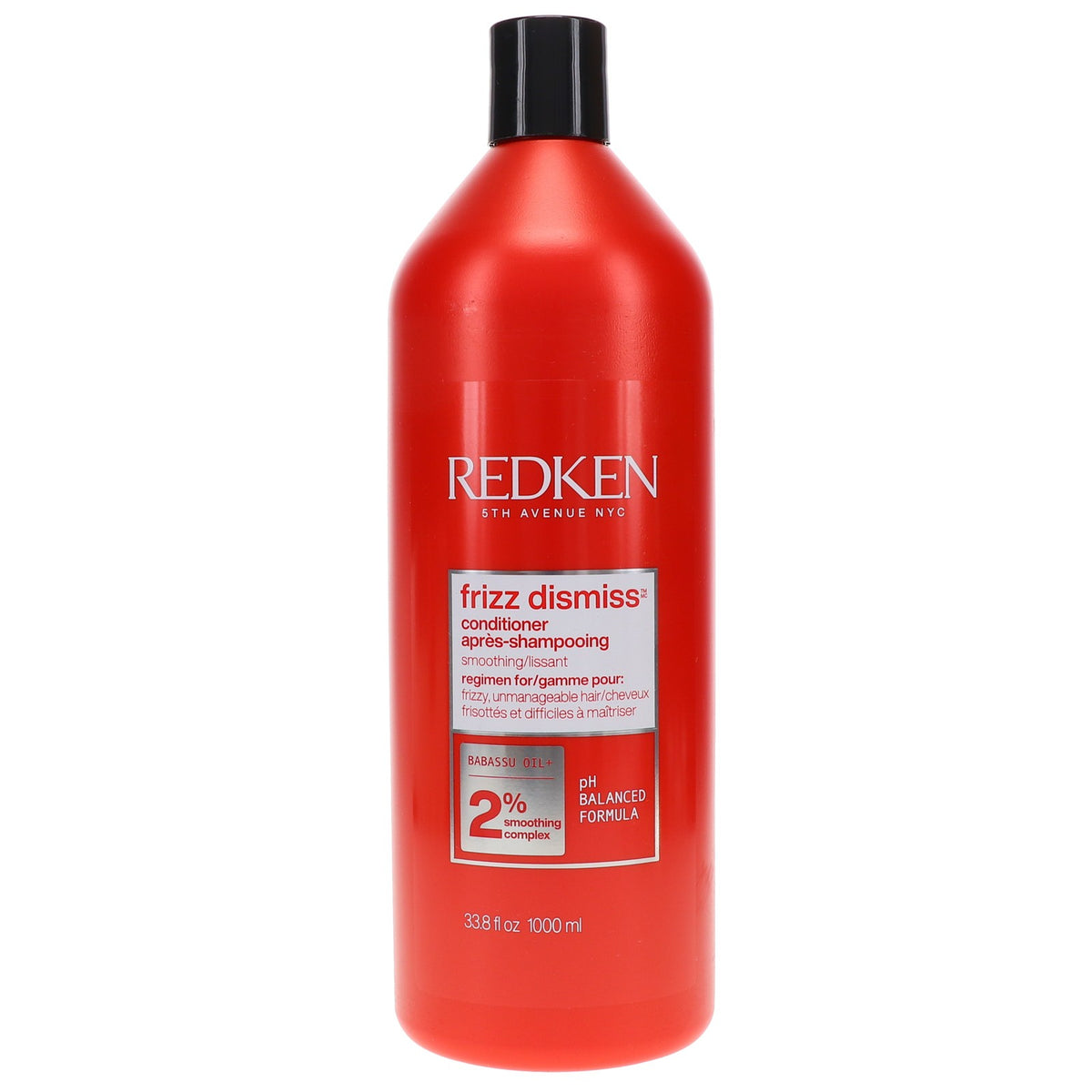 Redken Frizz Dismiss Conditioner 33.8 oz for Frizz Control & Smoothing