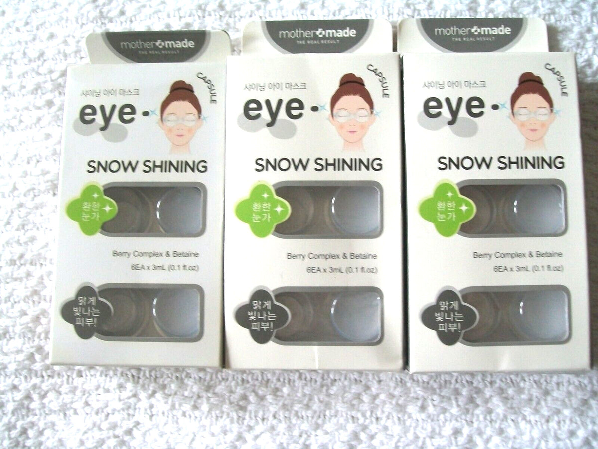 Mother Made Snow Shining Eye Capsule Berry Complex & Betaine Set - K Beauty