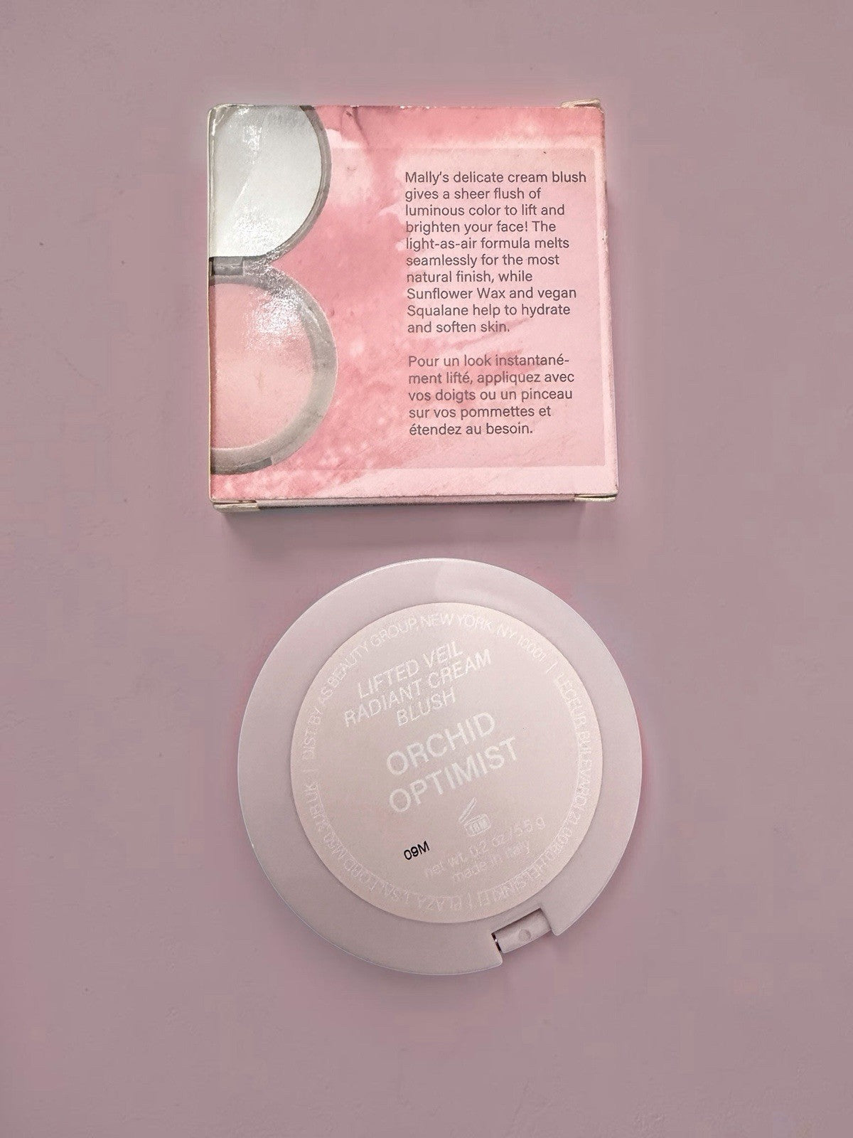 Cream Blush with Radiant Luminous Color - Orchid Optimist, 0.2 oz
