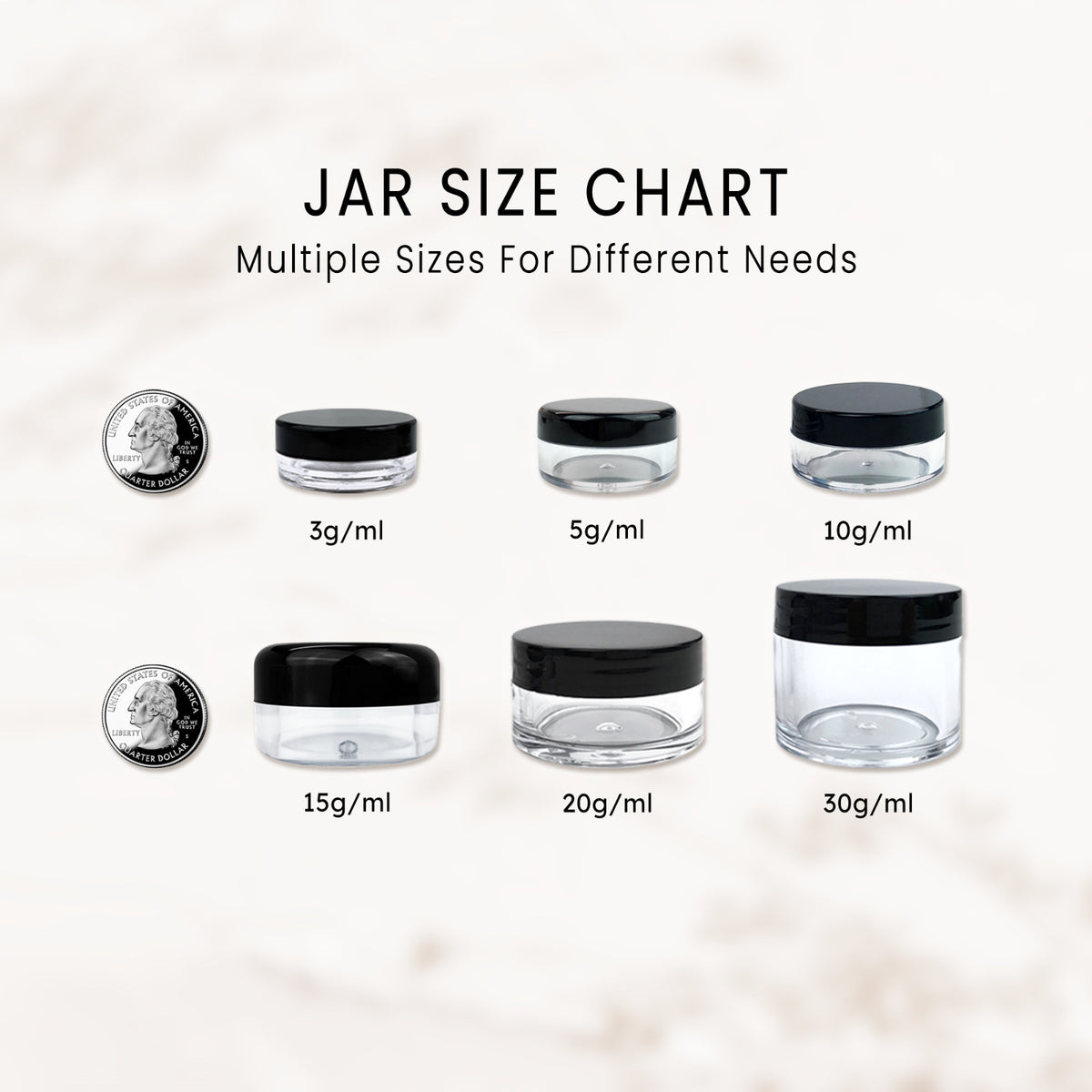 600 Pcs 10G Clear Plastic Cosmetic Sample Jars with Pink Lids - Reusable Makeup & Skincare Containers