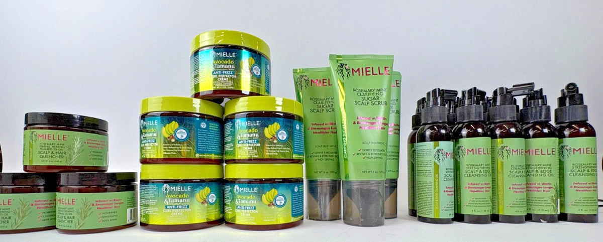 Mielle Hair Care Set of 20 - Scalp Scrubs, Oils, & Styling Products