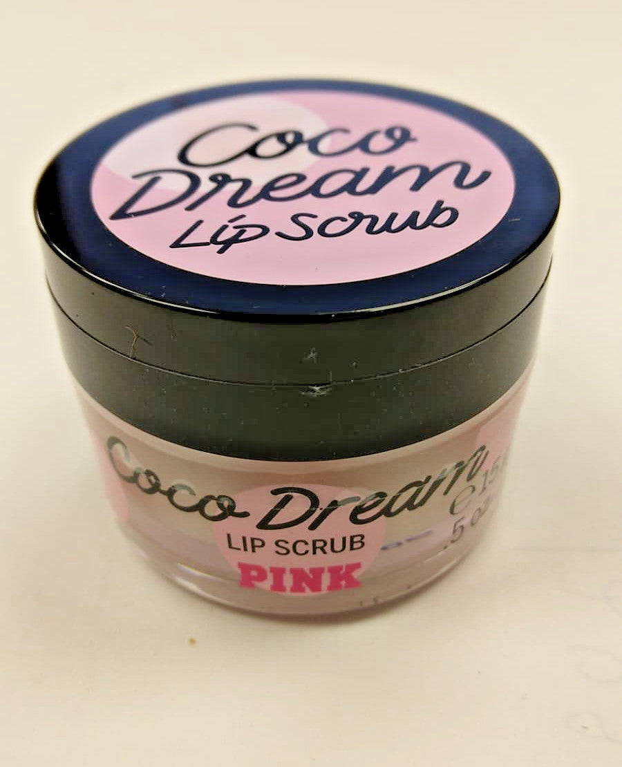 Lip Scrub - Moisturizing Coconut Exfoliant for Soft Lips 0.5 OZ