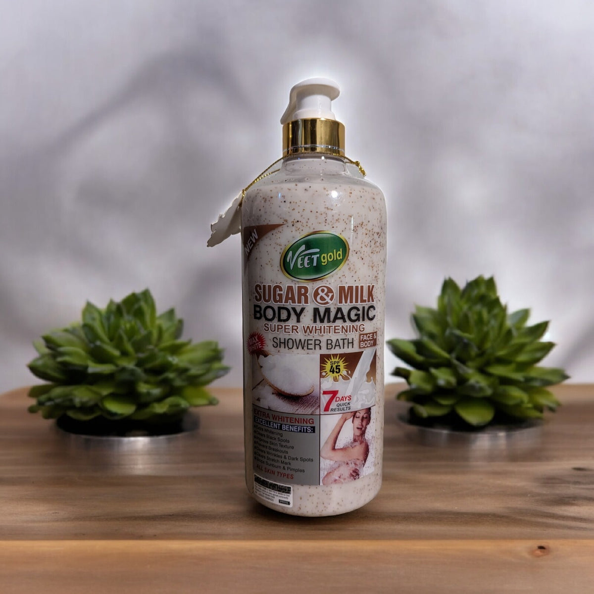 Whitening Body & Face Shower Gel with SPF 45 - 1000ml