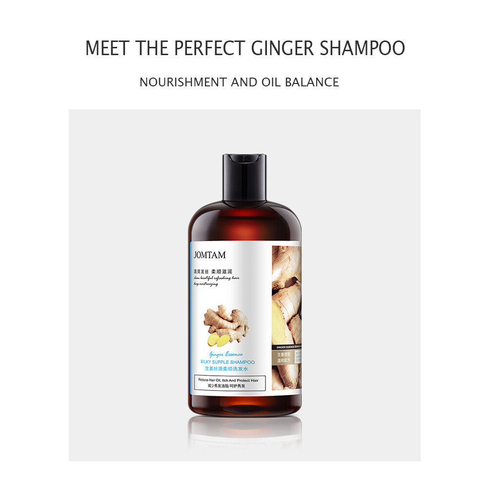 JOMTAM Silky Supple Shampoo Hair Oil Ginger Essence Natural Extract