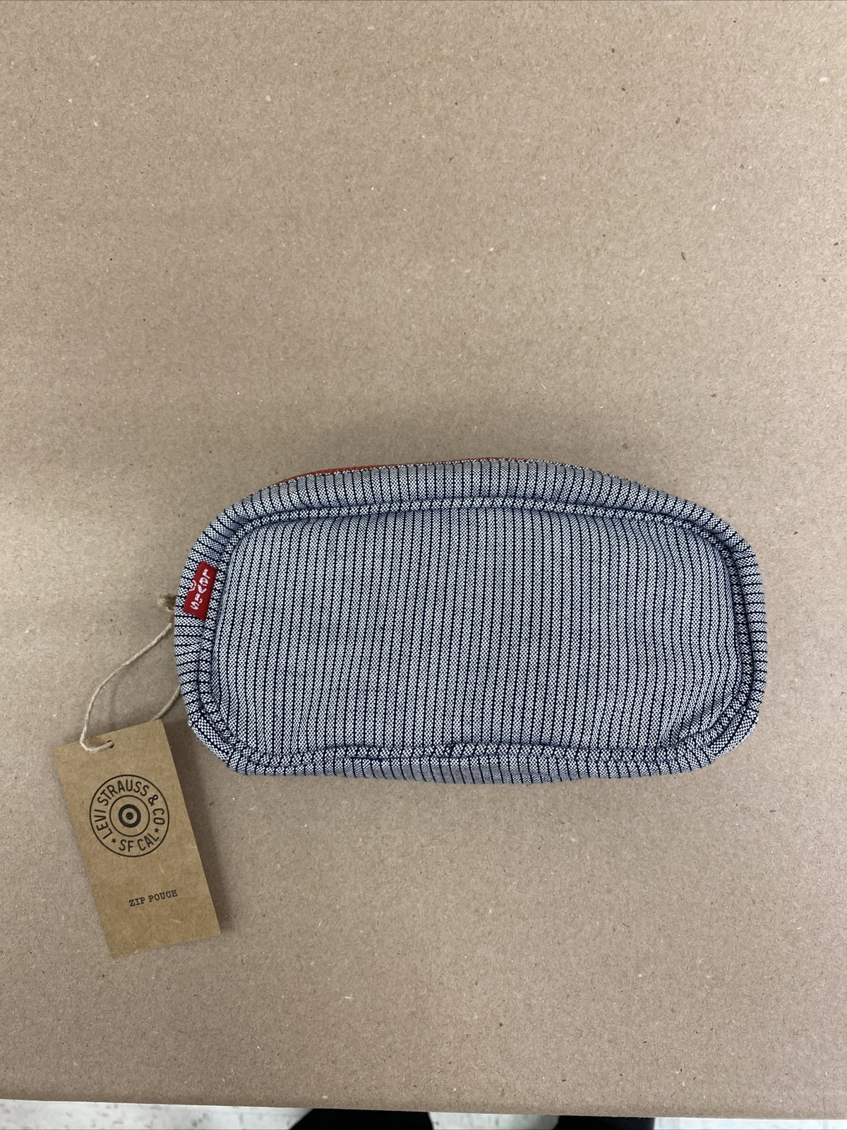 Levi's Small Striped Accessory Bag White Navy - Target Collaboration