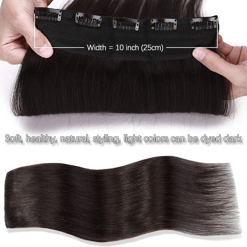 Remy Clip In Hair Extensions Full Head Thick One Piece - Blonde & Dark Colors
