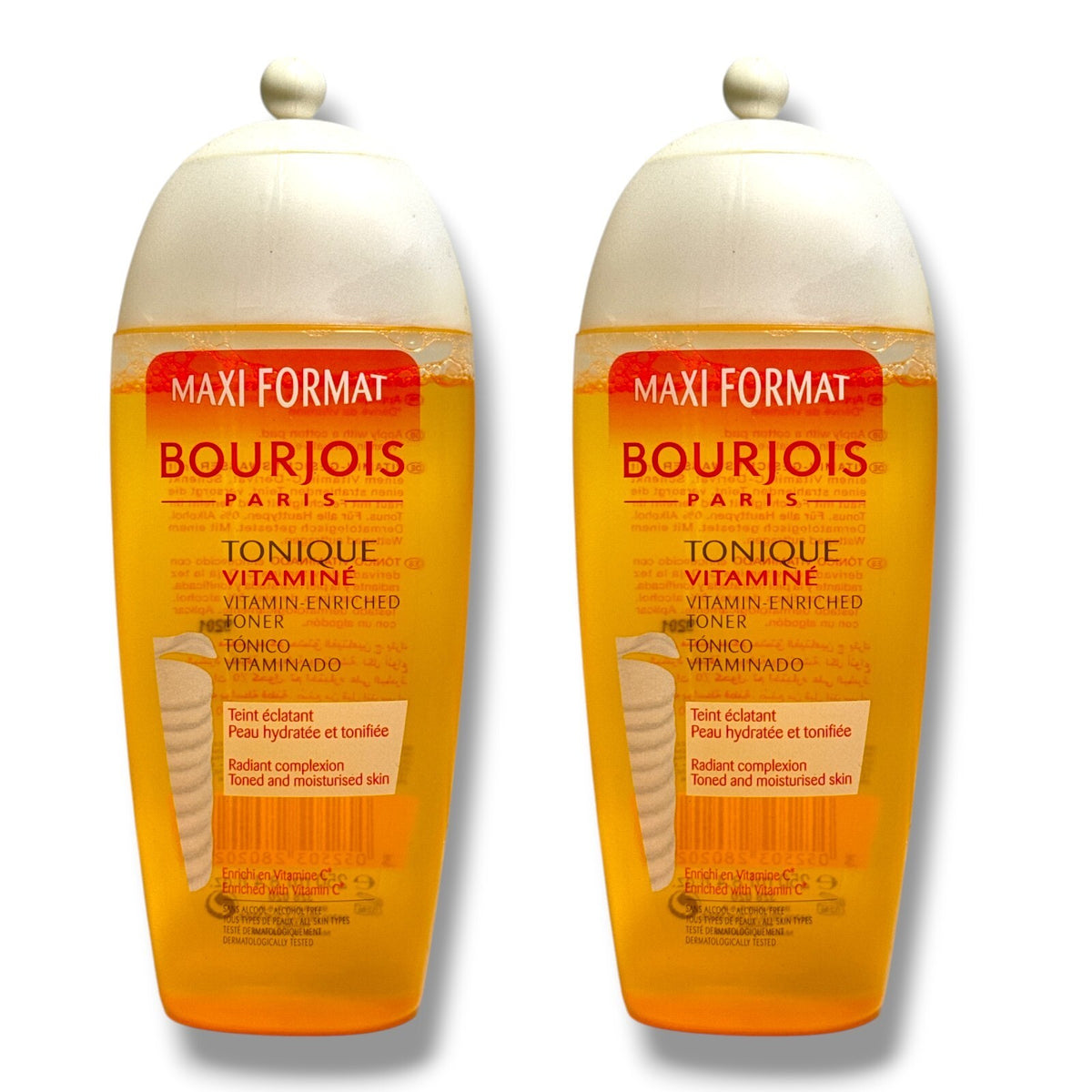 Bourjois Vitamin-Enriched Toner 250ml – Lot of 2