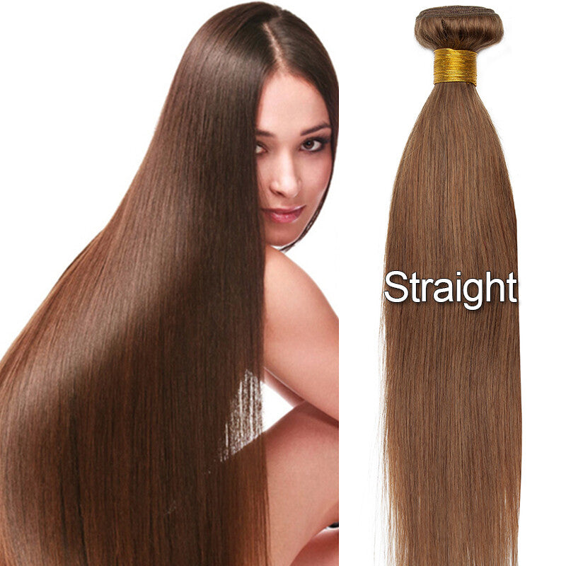 Virgin Human Hair Extensions Bundles - Straight Wavy Weave & Weft Options