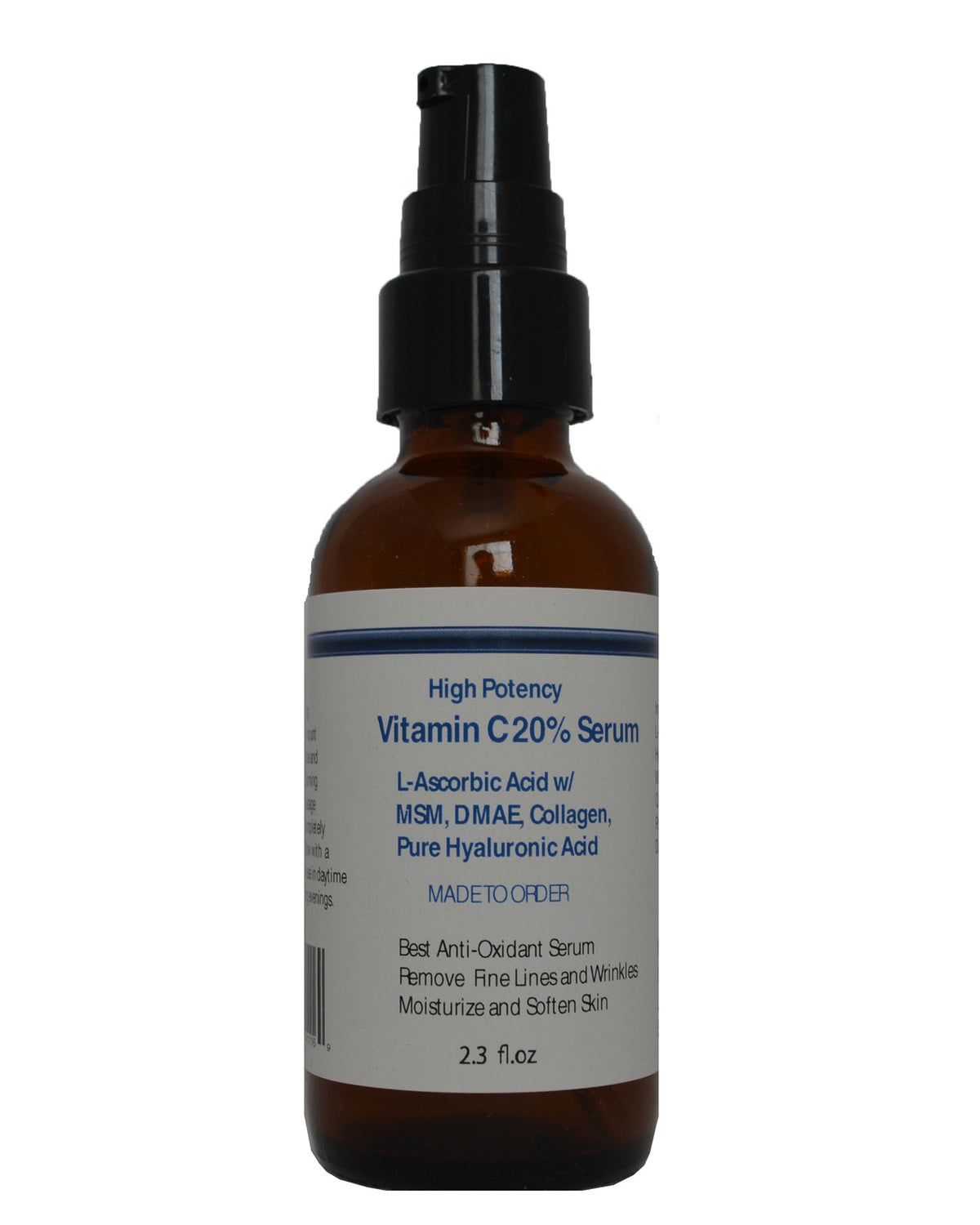 High Potency Vitamin C Serum with MSM, DMAE, Collagen & Hyaluronic Acid