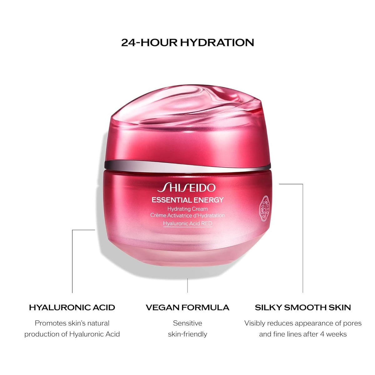 Hydrating Face Cream with Hyaluronic Acid - All Skin Types 1.7 oz