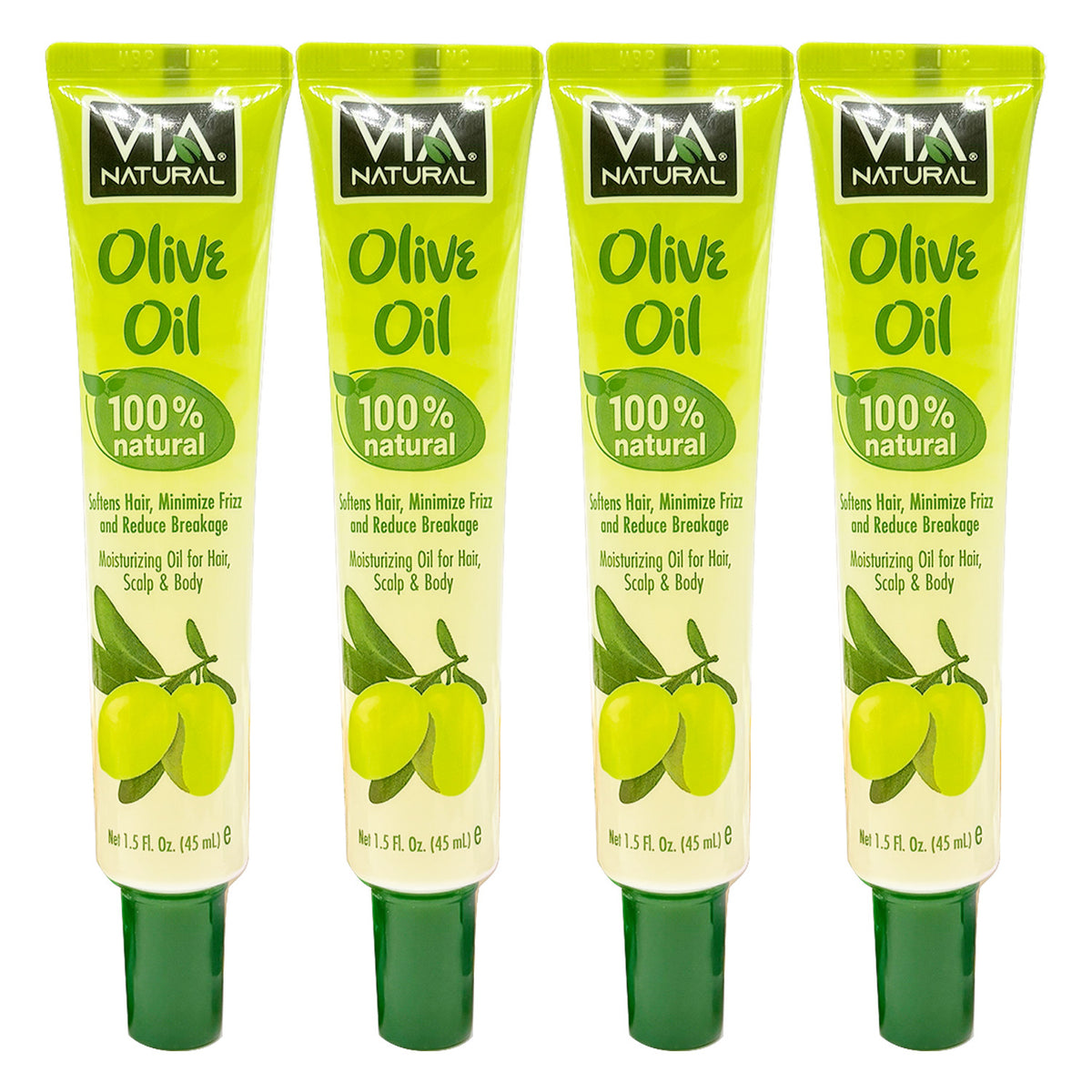 Natural Olive Oil for Hair, Skin & Body - Pack of 2/4/6 - 1.5oz