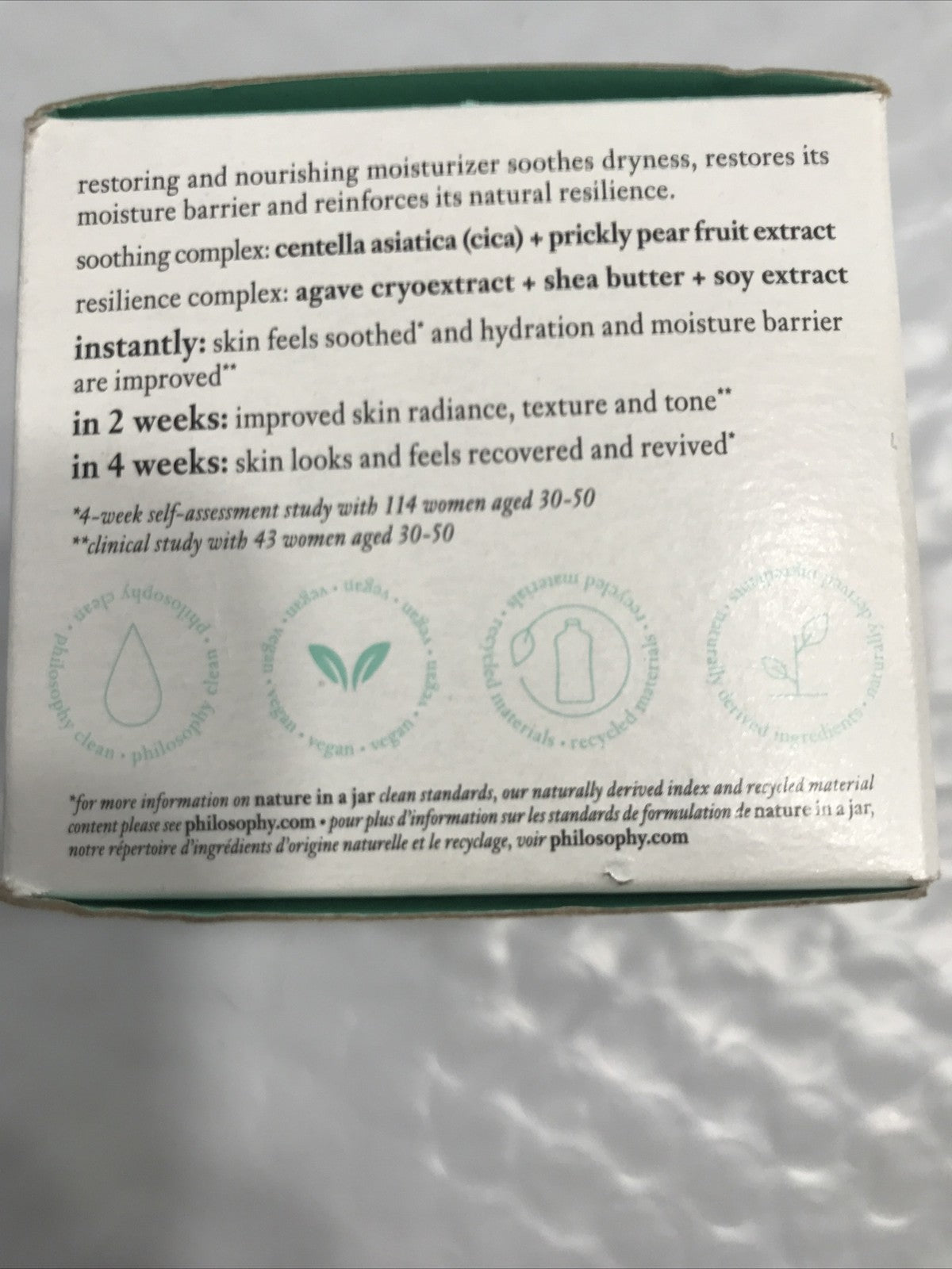 PHILOSOPHY Nature In A Jar Cica Complex Recovery Moisturizer 2oz